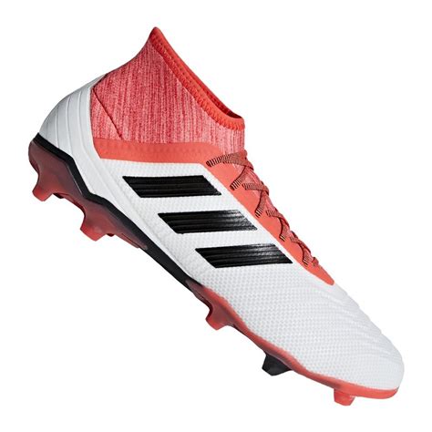 adidas fussballschuhe predator 18.2 fg weiß rot schwarz 43|Amazon.com .